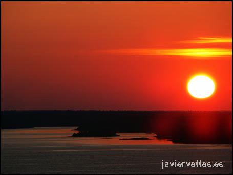 De Estocolmo a Helsinki :: Una puesta de sol