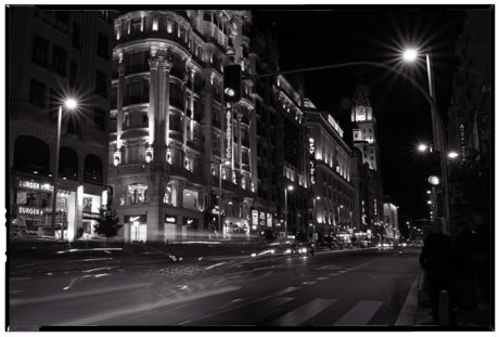 Fotografía digital :: Gran Vía nocturna