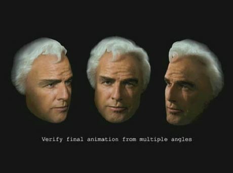 creacion digital: multiples angulos de Brando