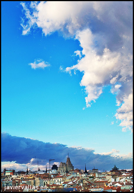 Fotografía digital: Nubes sobre madrid
