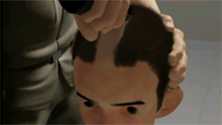 Cortometraje; creación digital: Dans la tete (in the head)