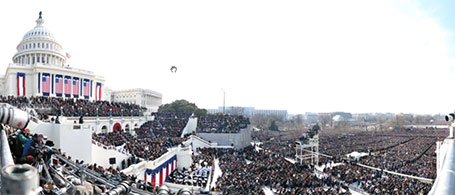 Fotografía digital, curiosidades: Foto gigante de la investidura de Obama