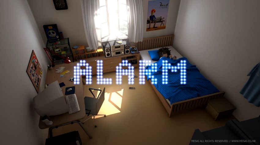 Cortometraje animación: Alarm