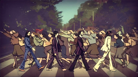 Creación digital; publicidad creativa: The Beatles: Rock Band