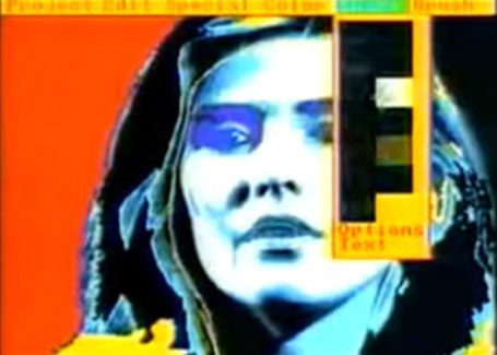 Curiosidades; creación digital: Andy Warhol crea un retrato en un Amiga