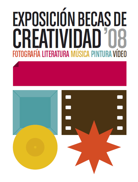 Noticia; exposiciones: Becas de creatividad 2008 